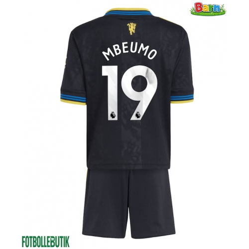 Manchester United Bryan Mbeumo #19 Tredjeställ Barn 2025-26 Kortärmad (+ Korta byxor)